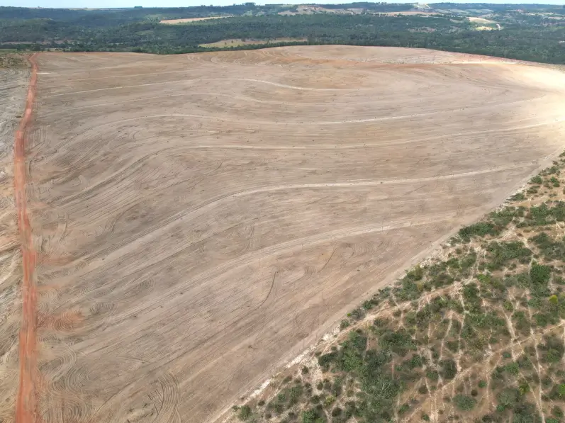 Georreferenciamento com GPS de alta resolução em área rural de Mato Grosso
