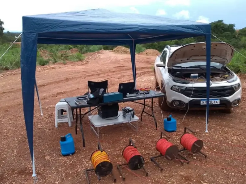 Levantamento geofísico para locação de poço artesiano