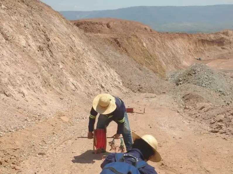 Levantamento geofísico para prospecção mineral